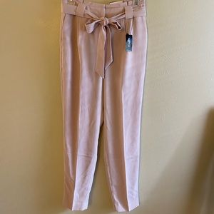 NWT Express Pastel Pink Paperbag Pants